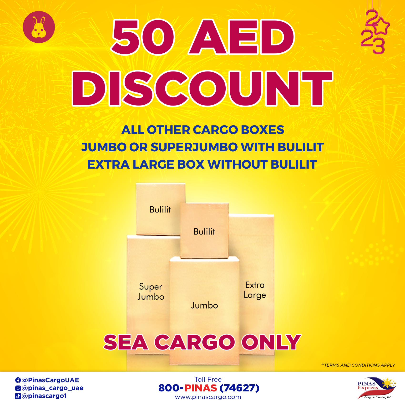 New Year 50aed Discount