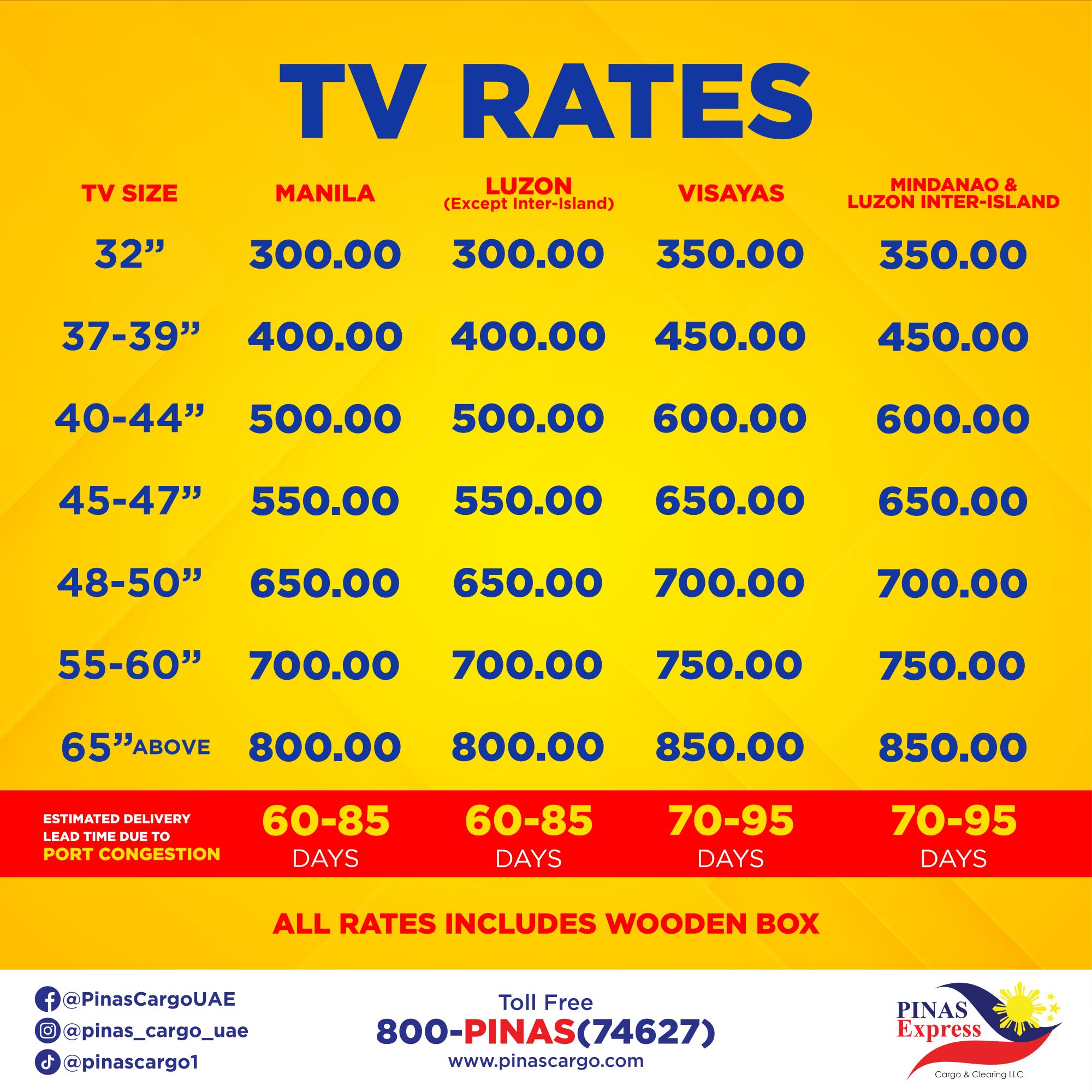 TV Rates