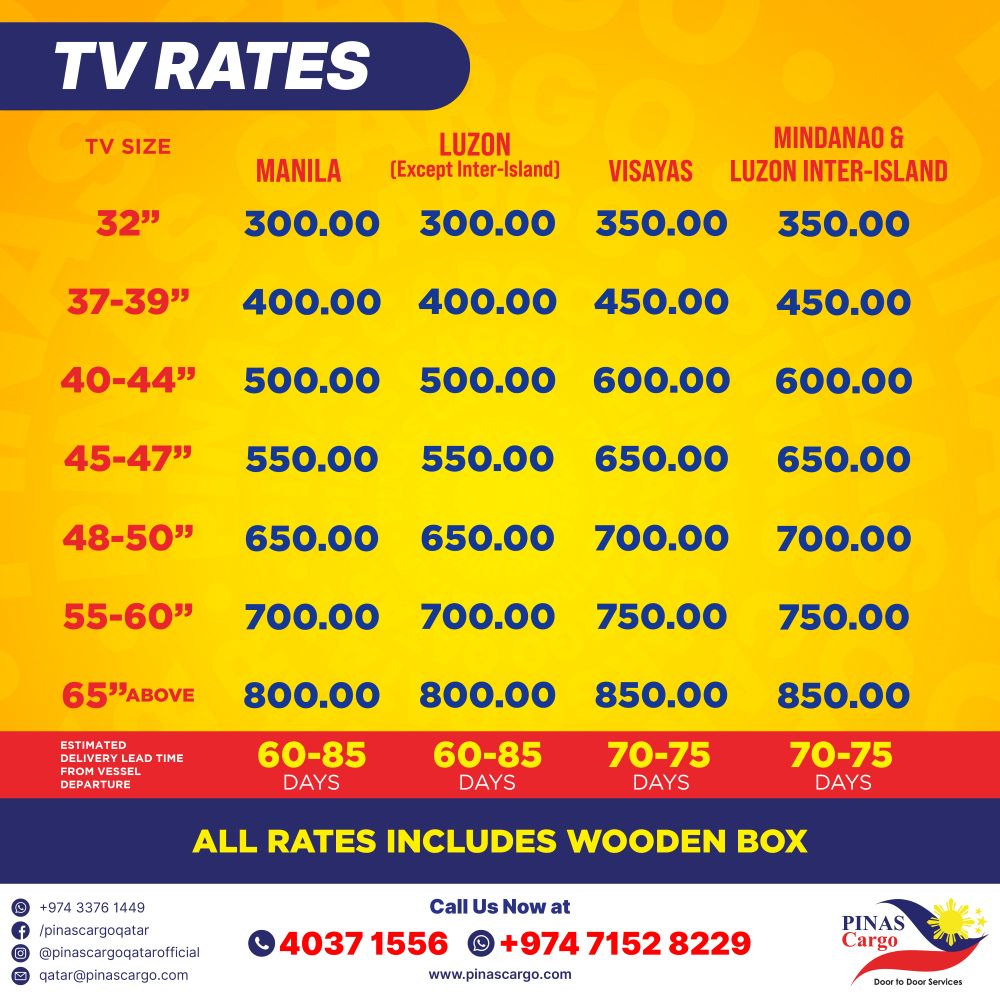TV RATES